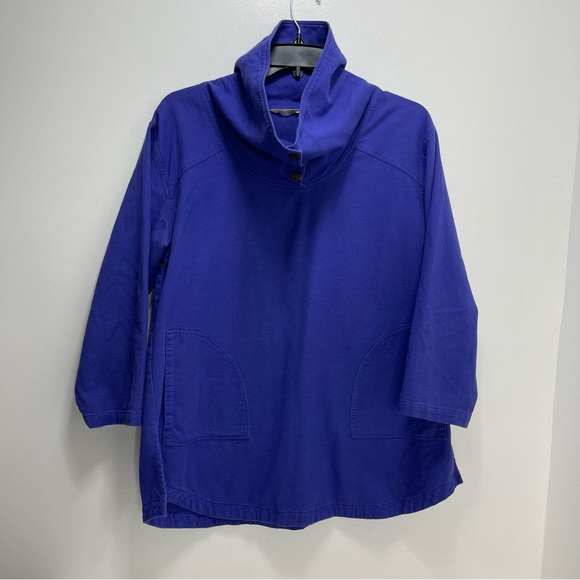 Soft Surroundings Cowl Neck oversized top - Picture 2 of 9